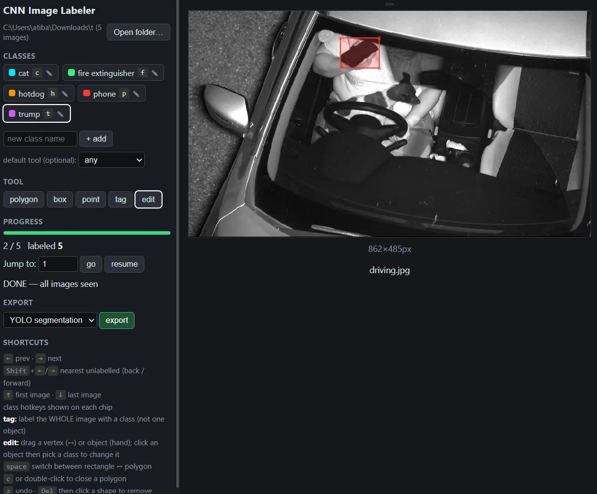 Screenshot 5 of CNN Image Labeler