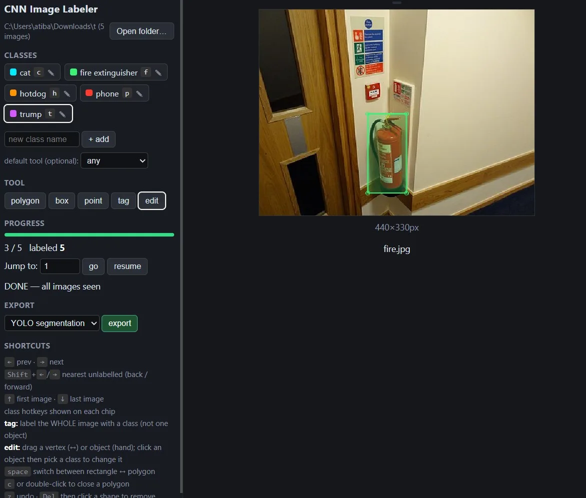 Screenshot 4 of CNN Image Labeler